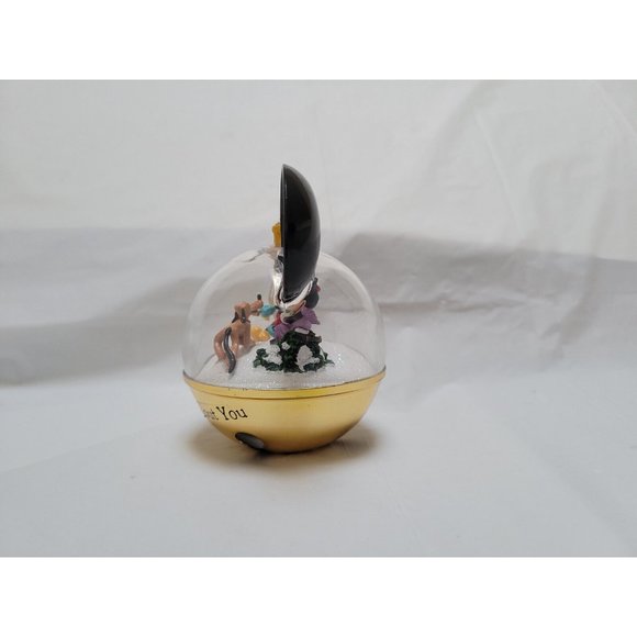 Mickey Mouse Snow Globe Ornament IT'S SNOW FUN WITHOUT YOU Bradford #A0169 COA - Picture 3 of 12